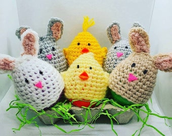 Handmade Crochet Easter Egg Hunt Set