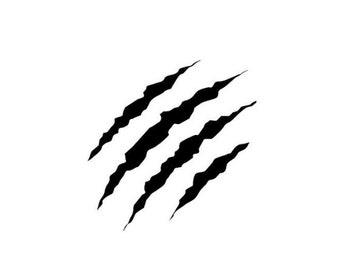 Claw Mark | Scratch | Monster | Dinosaur | Raptor | Dangerous | Custom Precision Die Cut Vinyl Decal | Sticker