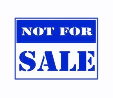 TDS Not for sale ピンバッチ① Buy Not for Sale | Sign | Label | Custom Precision Die Cut Vinyl