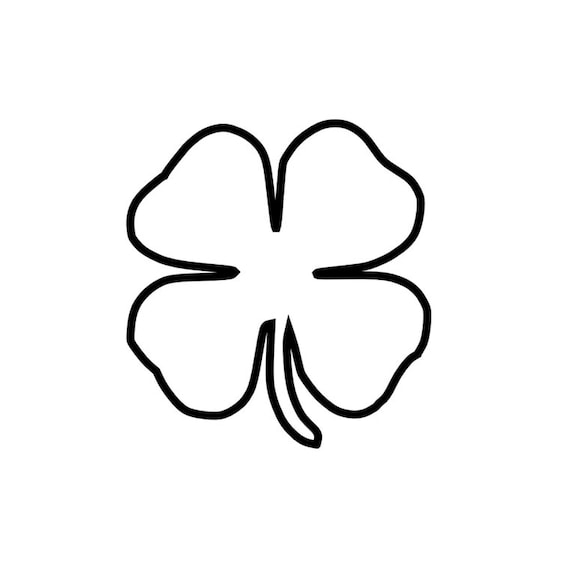 Lucky Clover 4 Leaf Clover Good Luck Custom Precision - Etsy