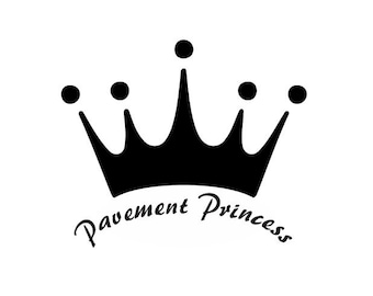 Pavement Princess | Custom Precision Die Cut Vinyl Decal | Sticker