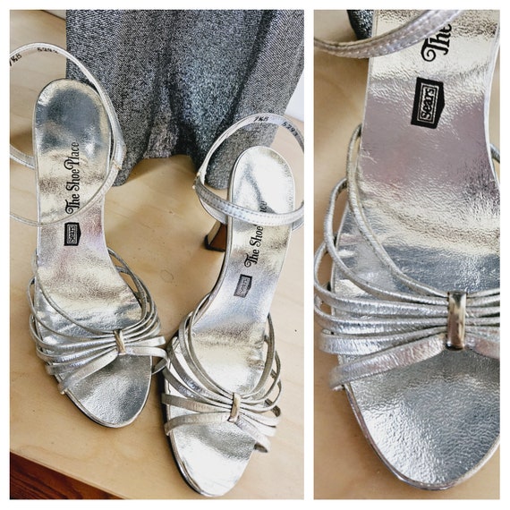 70s silver heels 70s Gem