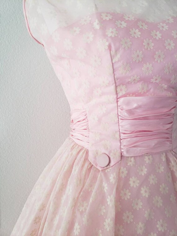 Vintage 1950s Emma Domb Pink Dress, 1950s Vintage… - image 4