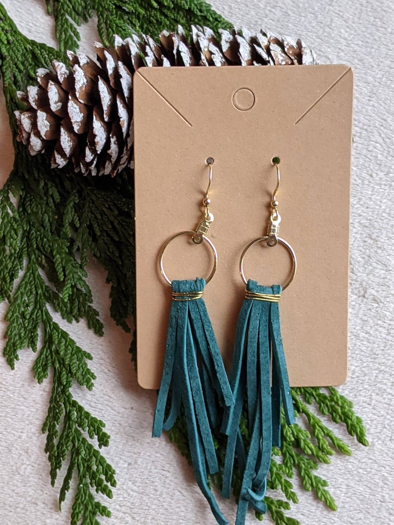 Boho Fringe Dangle Earrings