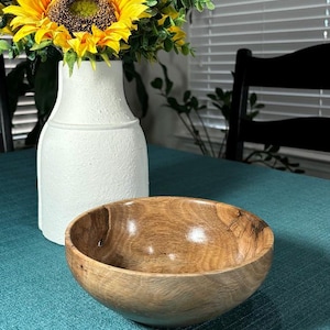 Hand Turned Wood Bowl, Oak