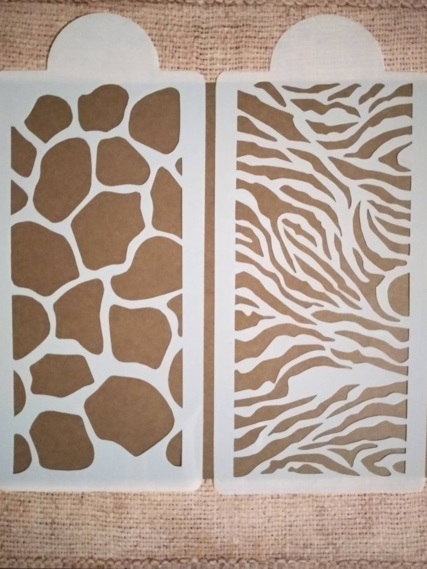 Animal print stencils Stencils for painting & art Set of Etsy