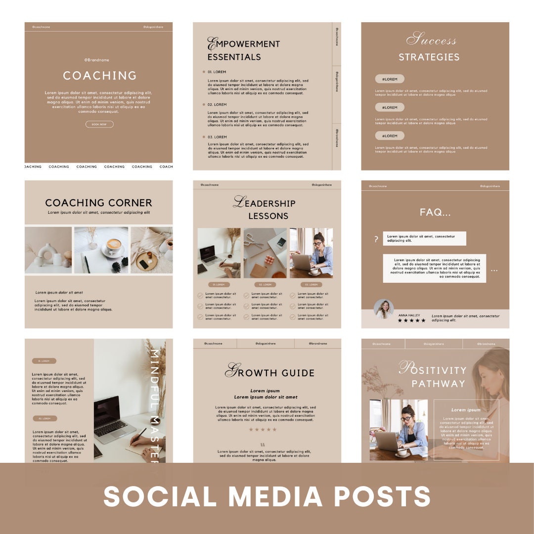 60+ Beige Social Media Post Templates for Instagram and Linkedin ...