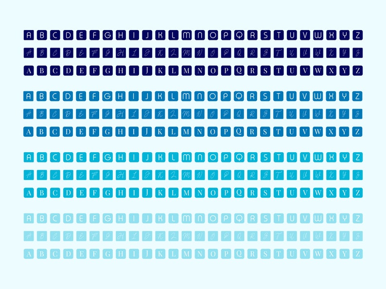 Ios 16 App Icons Pack Blue Theme | 120 Blue iPhone Icons in 4 Colors ...