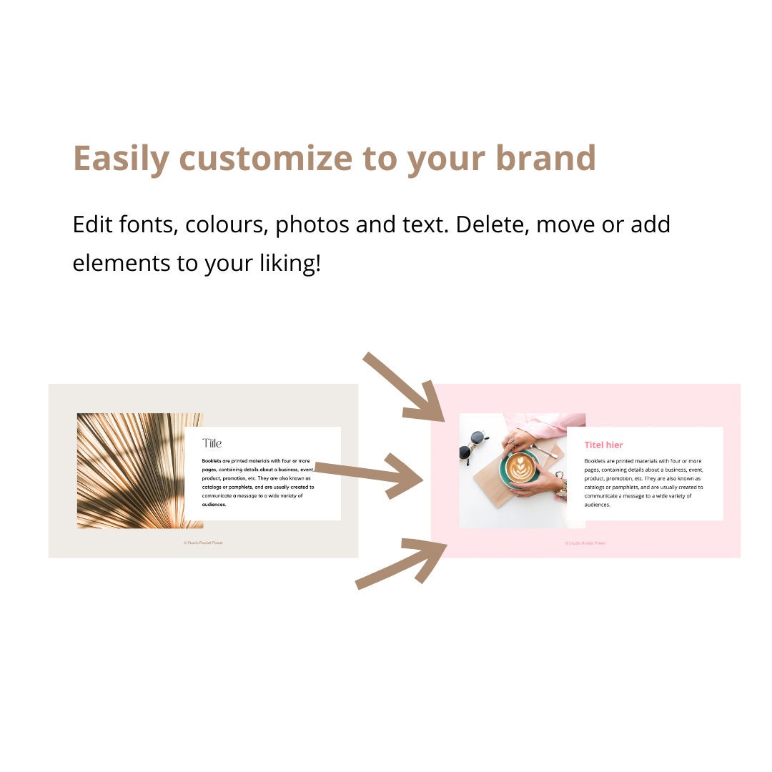 25 Beige Canva Webinar Template / Presentation Template / Slide Deck ...
