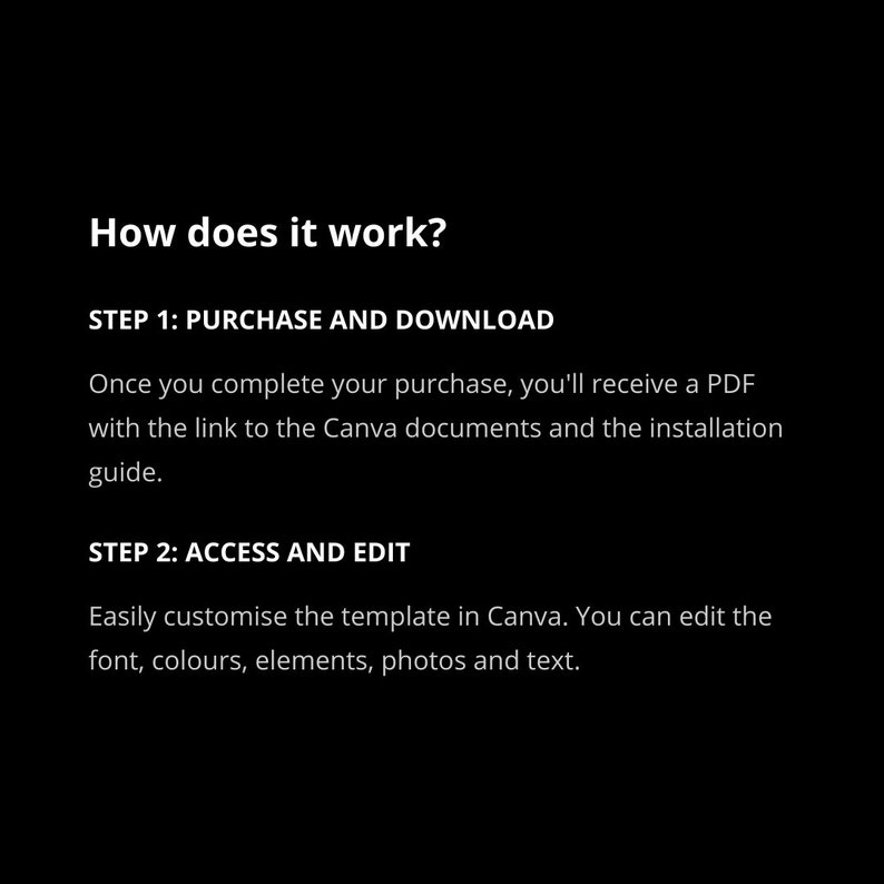 Ebook template Canva, ebook template, Canva ebook template, lead magnet template, coaching workbook, workbook template, online course workbooks, webinar action guide template, social media guide template, black ebook template, black Canva template