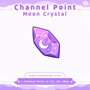 Crystal (purple) Channel Points for Twitch | Twitch Channel Point Icon | Twitch Emotes | Stream Emotes | Discord | Channel Points Redeem