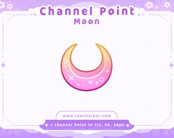 Sailor Moon (pink) Channel Points for Twitch | Twitch Channel Point Icon | Twitch Emotes | Stream Emotes | Discord | Channel Points Redeem