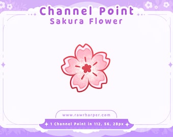 Sakura Flower Channel Point for Twitch (Digital Download)