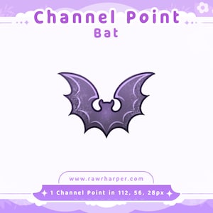 Bat Twitch Channel Point Icon (Digital Download)