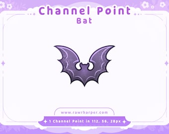 Bat Twitch Channel Point Icon (Digital Download)