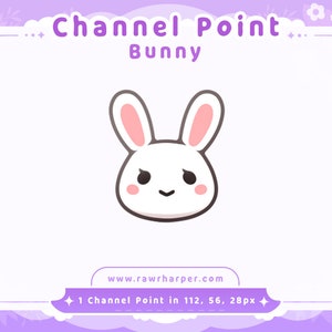 Bunny Twitch Channel Point Icon (Digital Download)