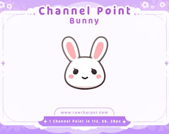 Bunny Twitch Channel Point Icon (Digital Download)