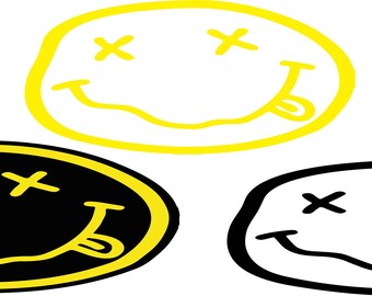 Free Free Nirvana Smiley Face Svg 553 SVG PNG EPS DXF File