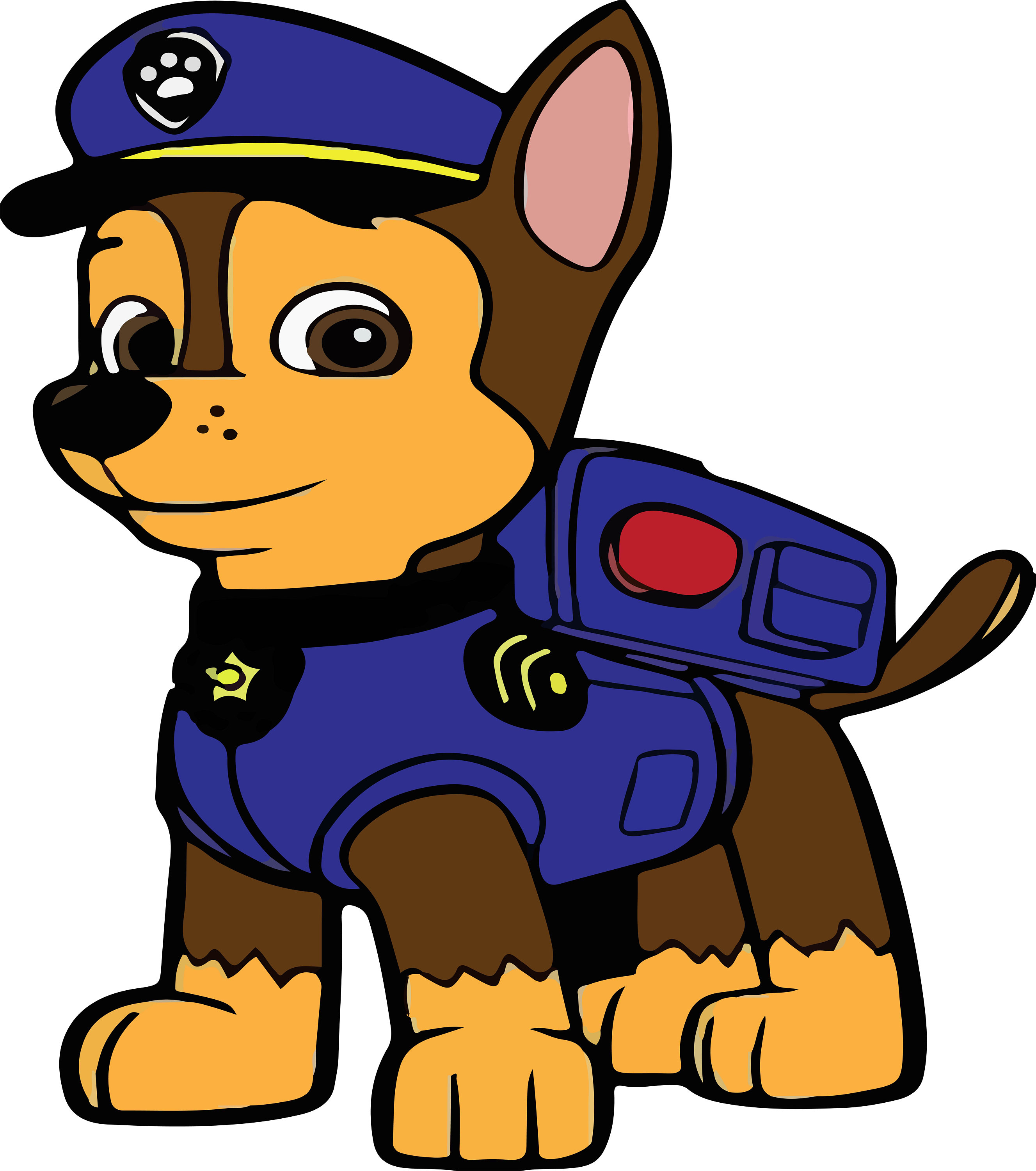 Chase paw patrol svgpngjpegepsdxfaipdf | Etsy