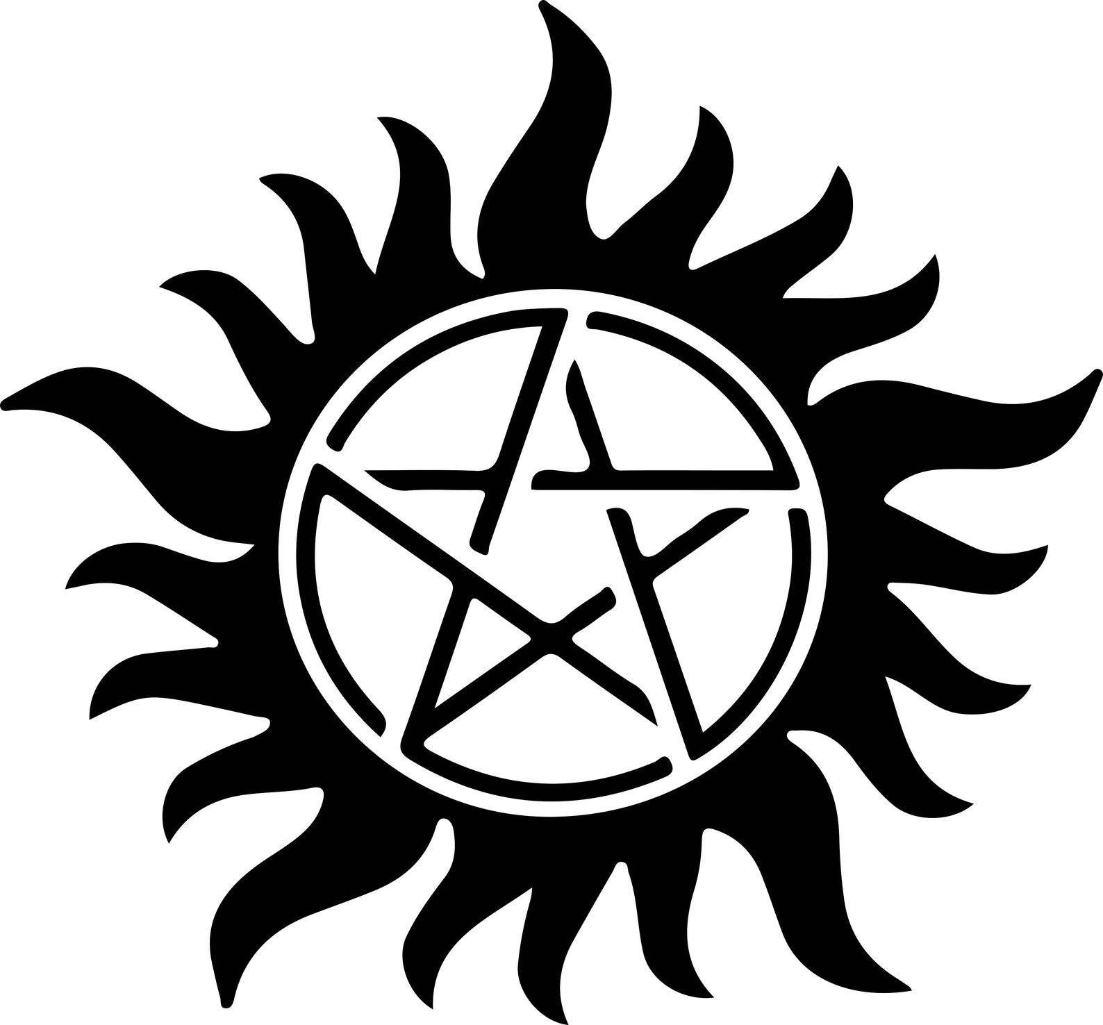 Supernatural svgpngjpegepsdxfaipdf | Etsy