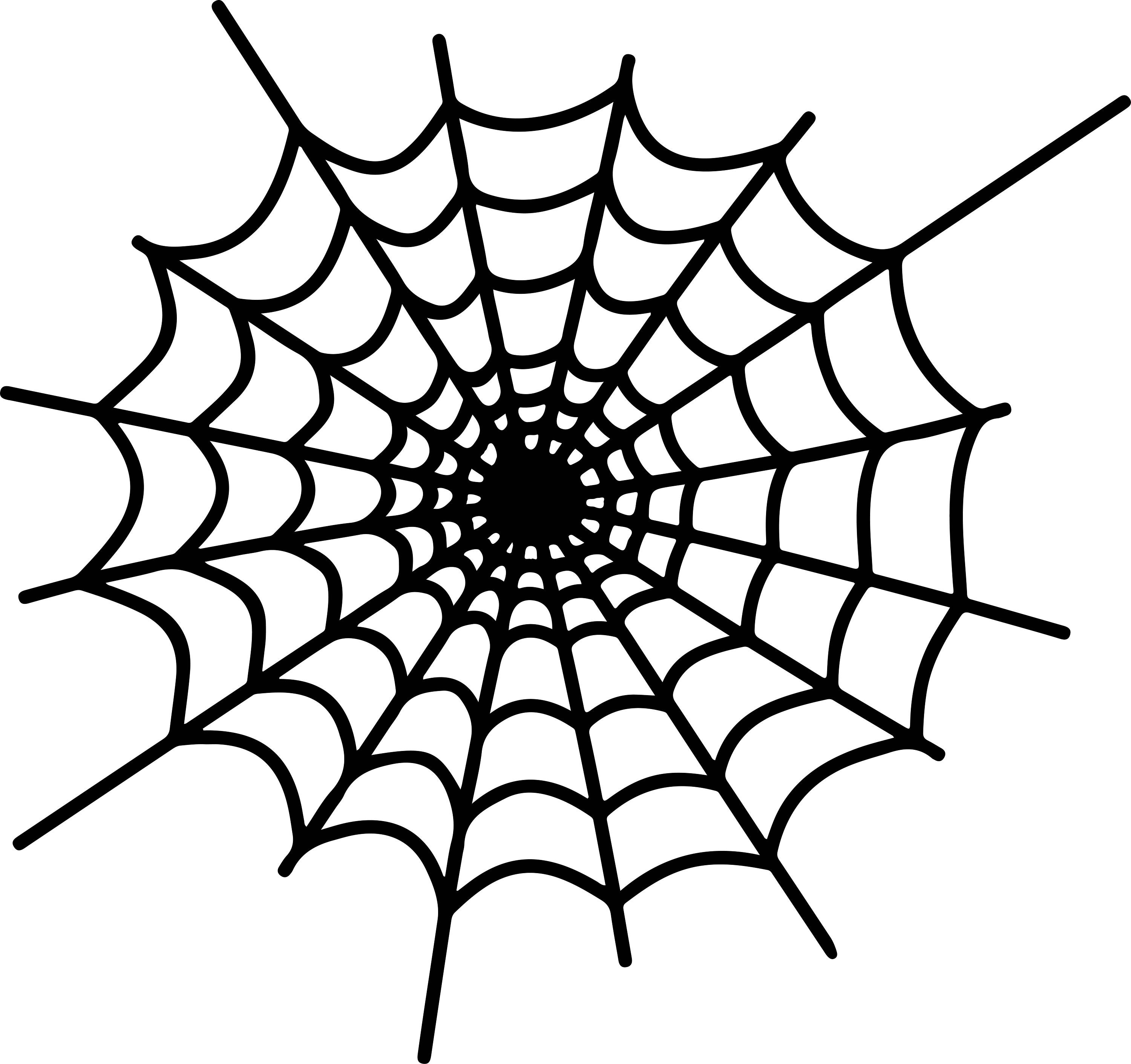 Spiderman mit Web Svg Png jpeg eps dxf ai pdf | Etsy