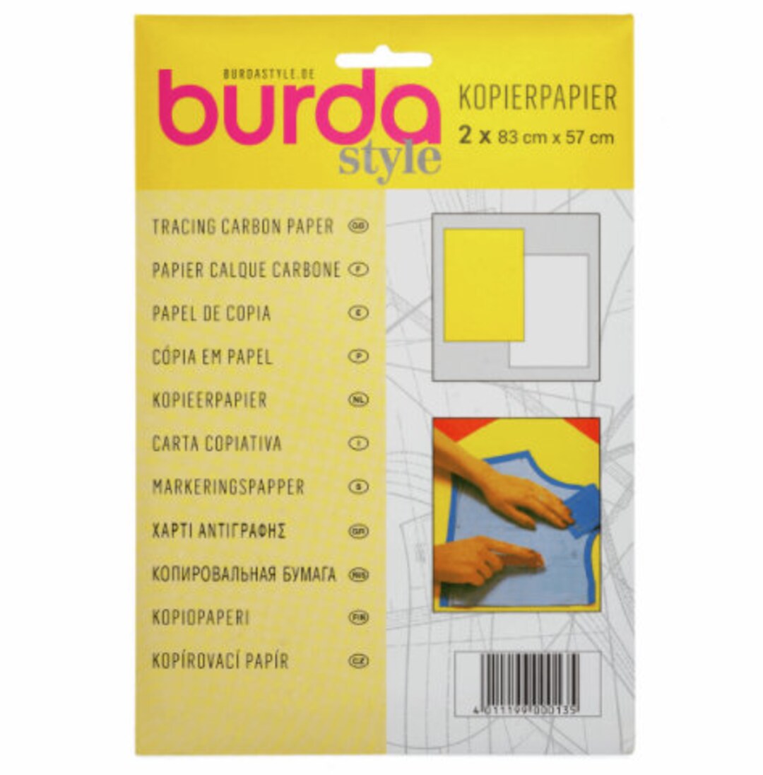 Burda Tracing Paper - Pack of 5 sheets —  - Sewing Supplies