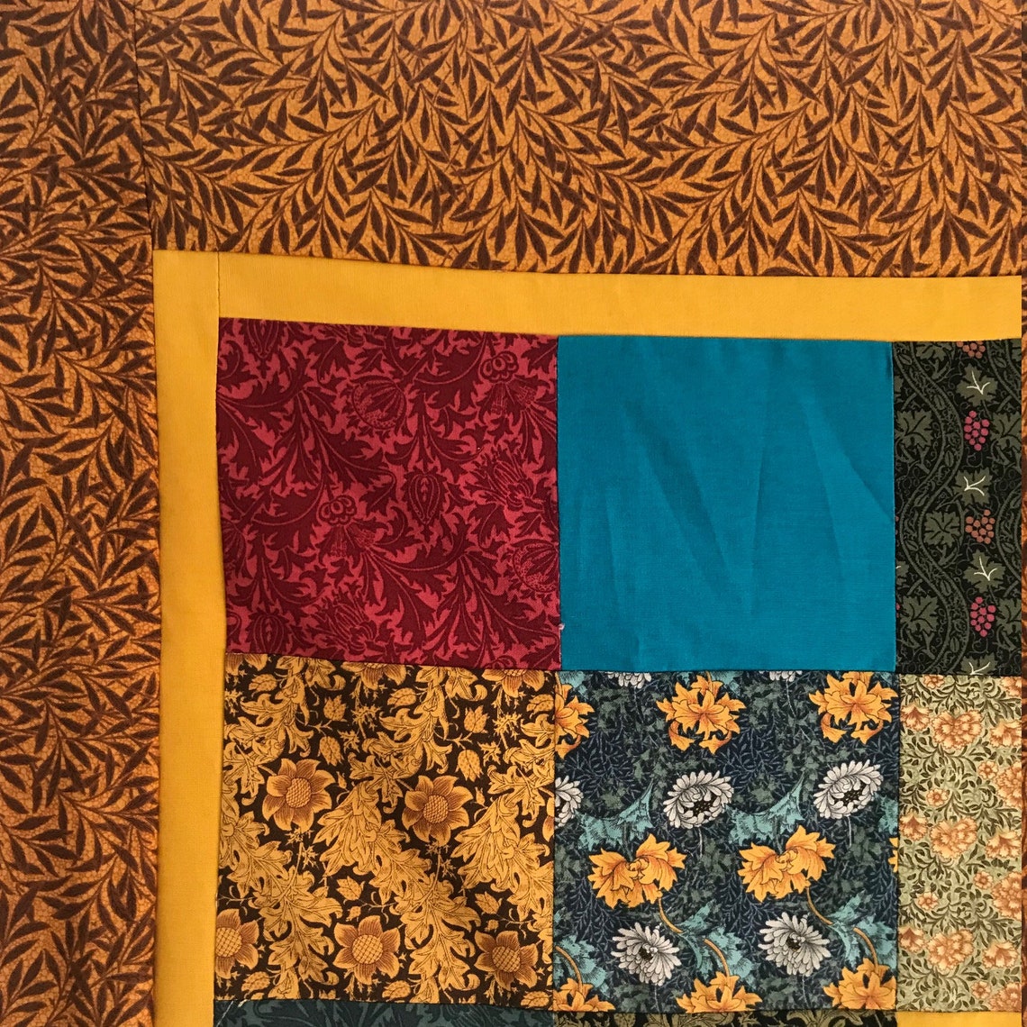 My First Quilt kit William Morris Etsy