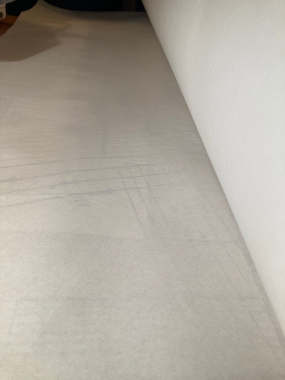 Tracing Pattern Paper and Dressmaking- 3 metres / 50gsm  Folded