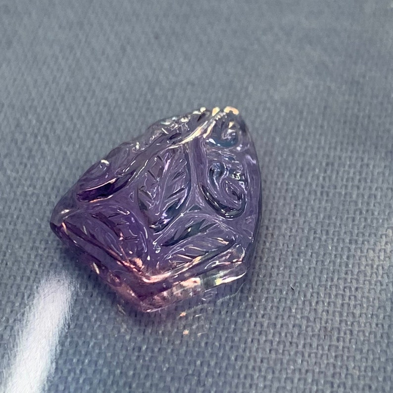 Natural Purple Amethyst Carving Carved Stone Amethyst Gemstone Fancy Shape Bio Amethyst Carved Amethyst February Birth Stone