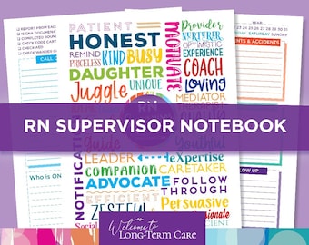 RN Supervisor Notebook