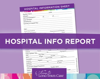 Hospital Report Form