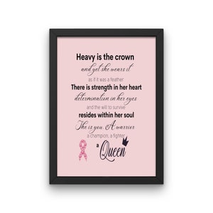Heavy is the crown and yet she wears it like a feather, a warrior a champion a fighter a Queen, inspirational woman’s quote.
