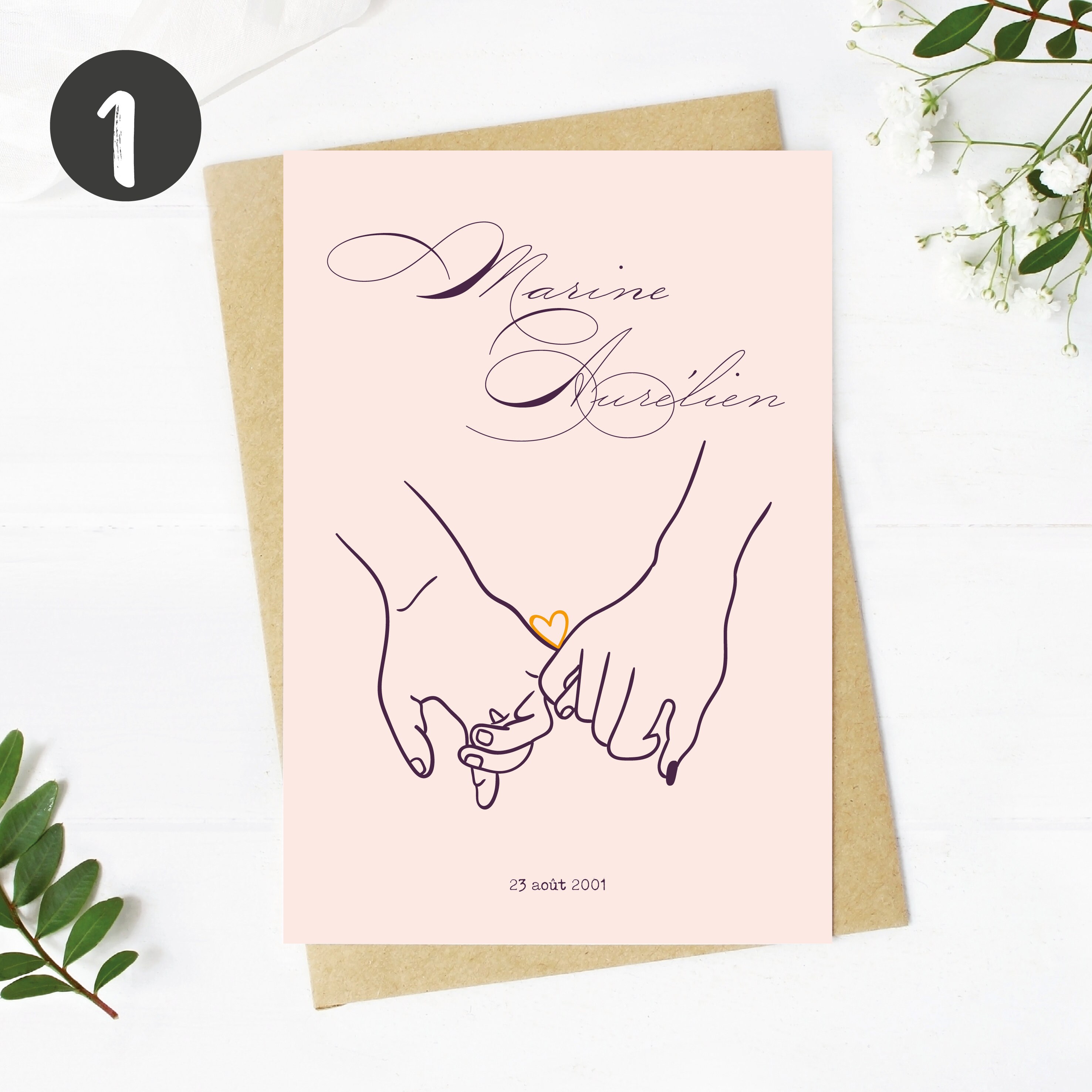 Affiche Personnalisée Saint Valentin - Affiche Couple Date Amour