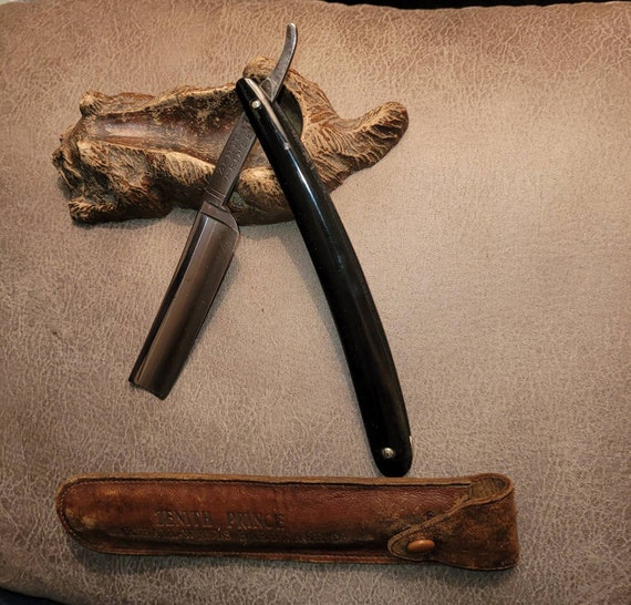 Antique Zenith Prince Marshal Wells Hardware Straight Razor. | Etsy