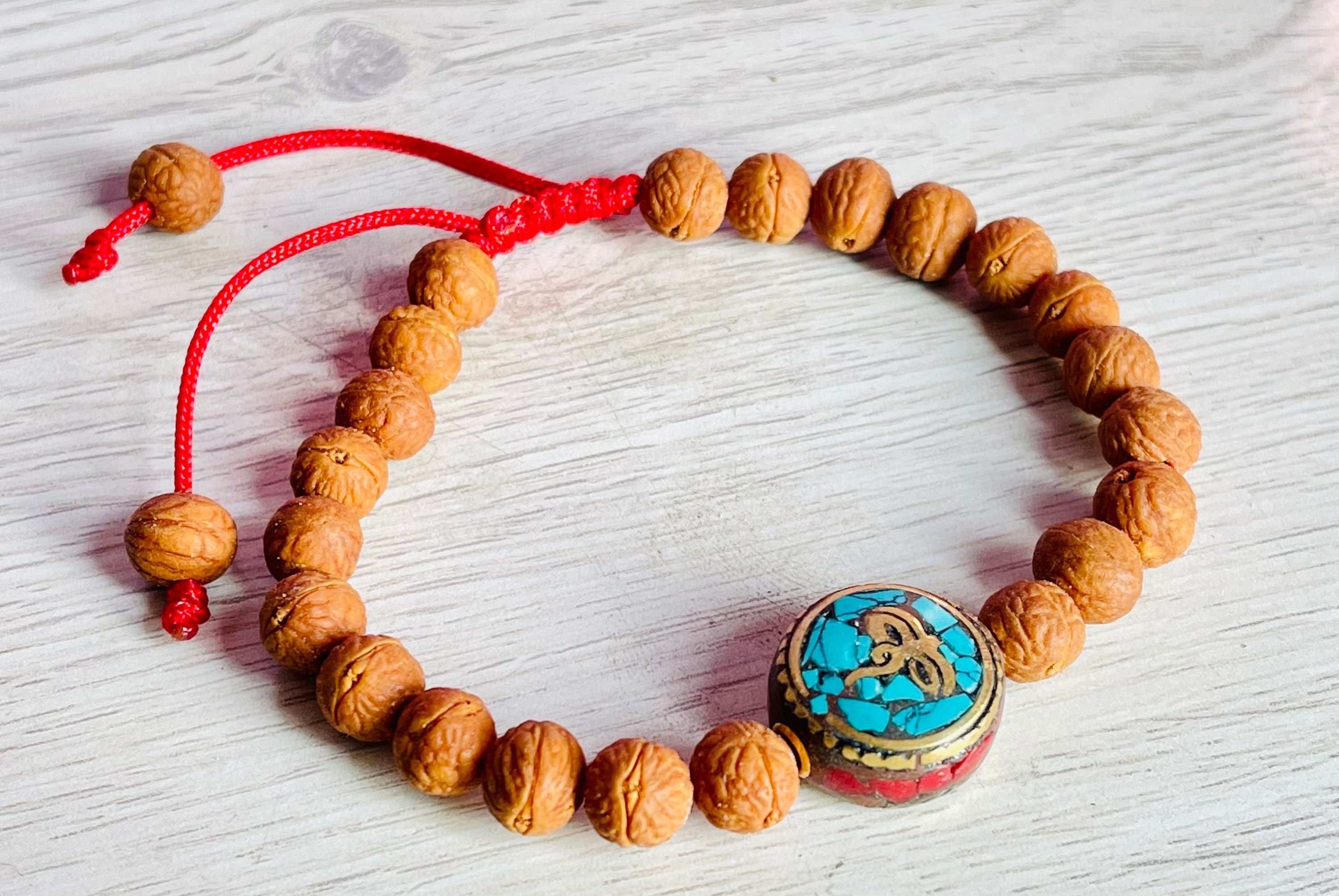 Tibetan Buddhism Wrist Mala- Bodhi Root Beads