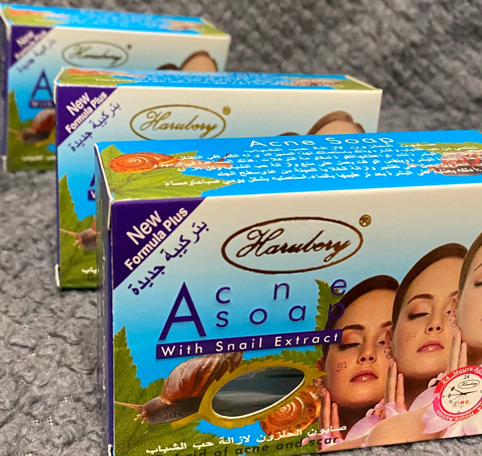 Harubery Acne Face Soap With SNAIL EXTRACT Etsy