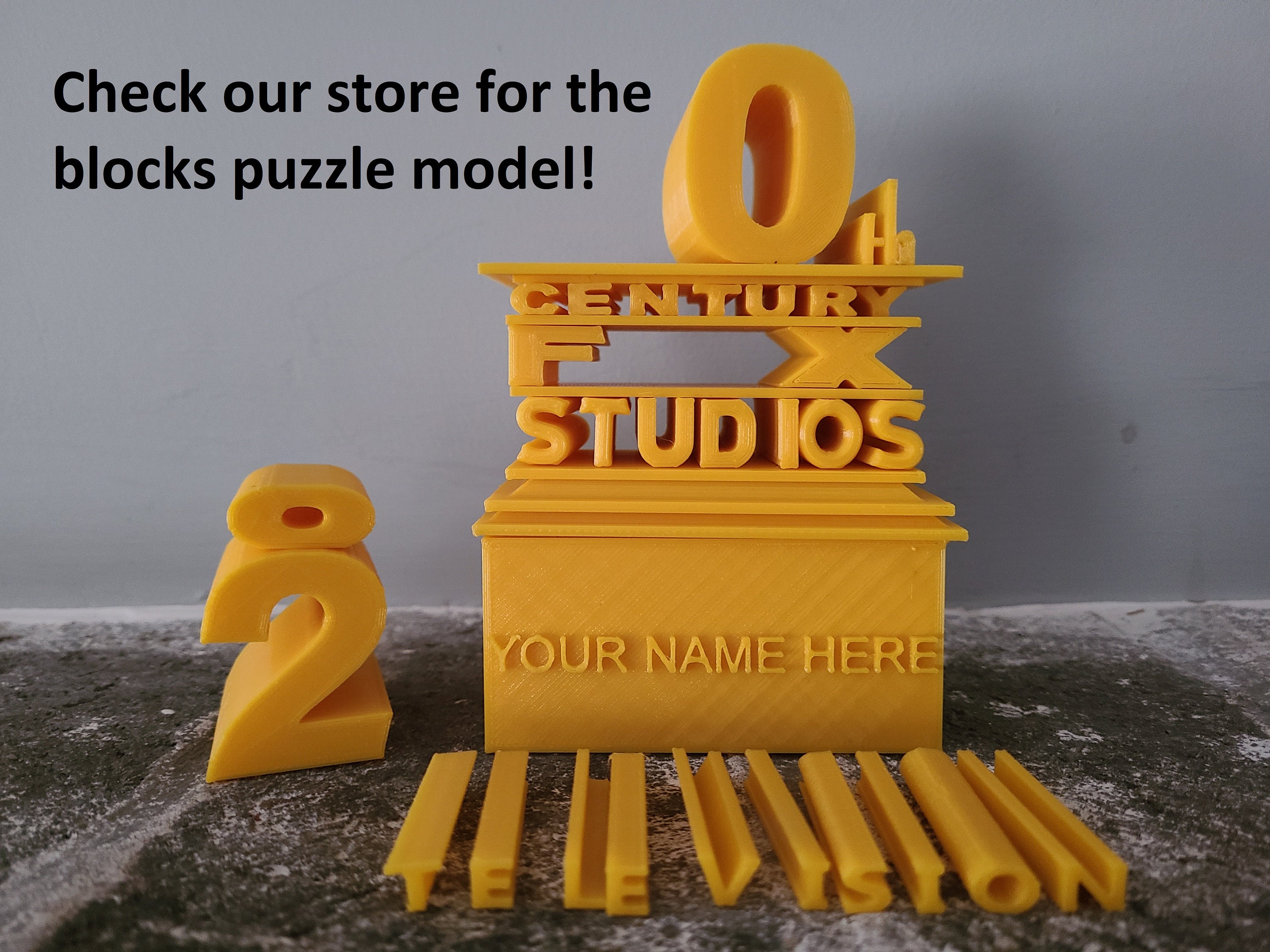 20th Century Studios Logo - 3D Print Model by CosplayItemsRock