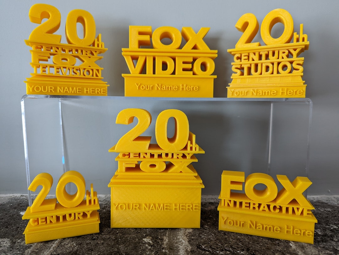  20th Century Fox Television logo like Ornament, Customizable Twentieth  Century Movie Style Sign, Geek Present