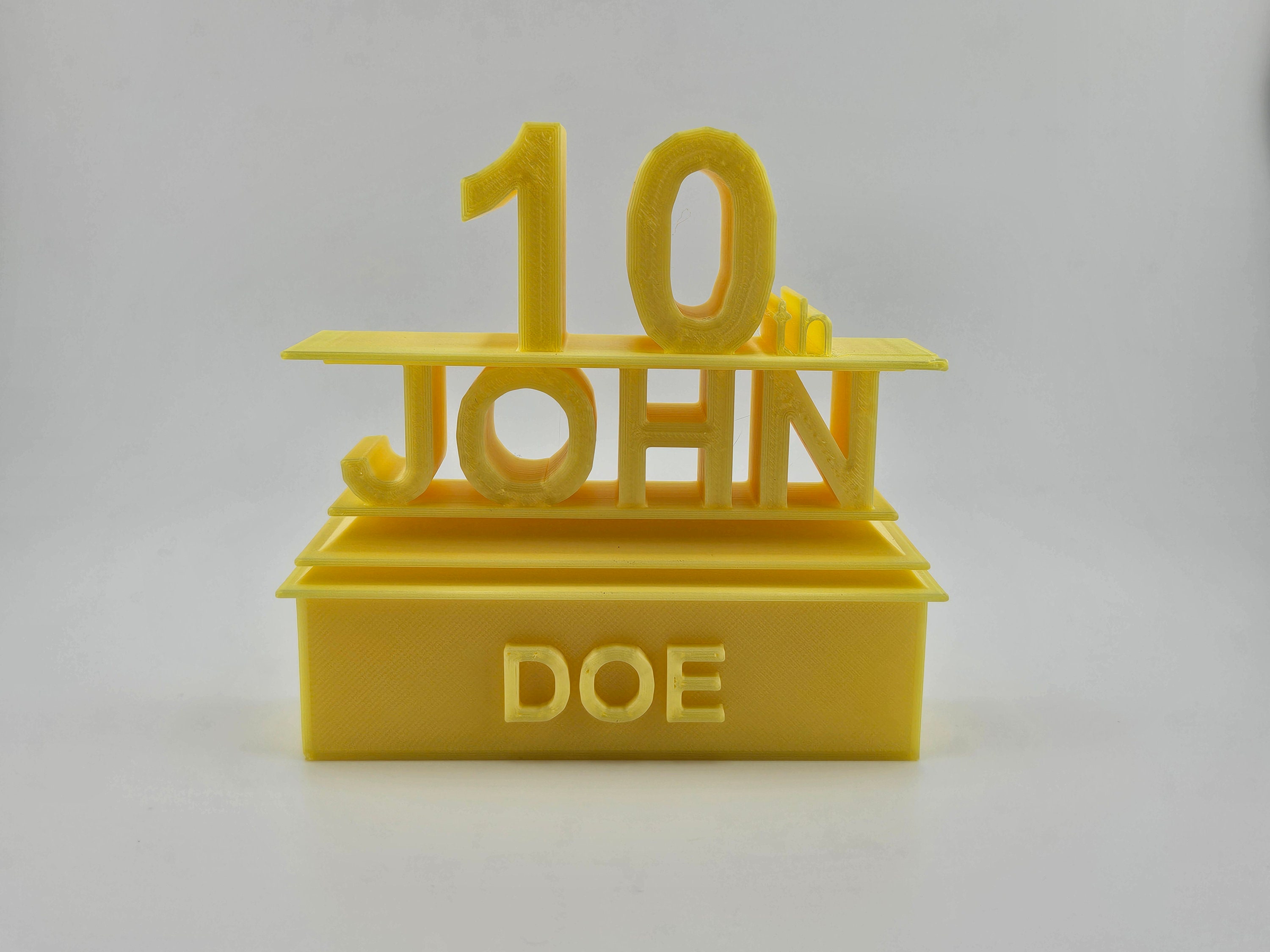 20th Century Logo Like Décor | Customizable Twentieth