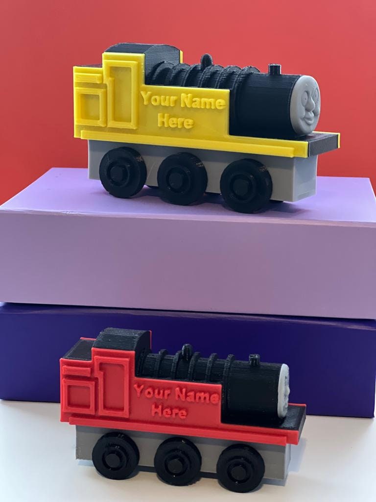 Thomas the Train 3D Printed Customizable Gift Personalized - Etsy Canada