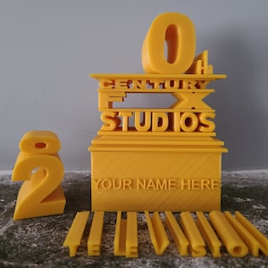 3D printing 3D printable 20th Century Fox logo • made with Victor