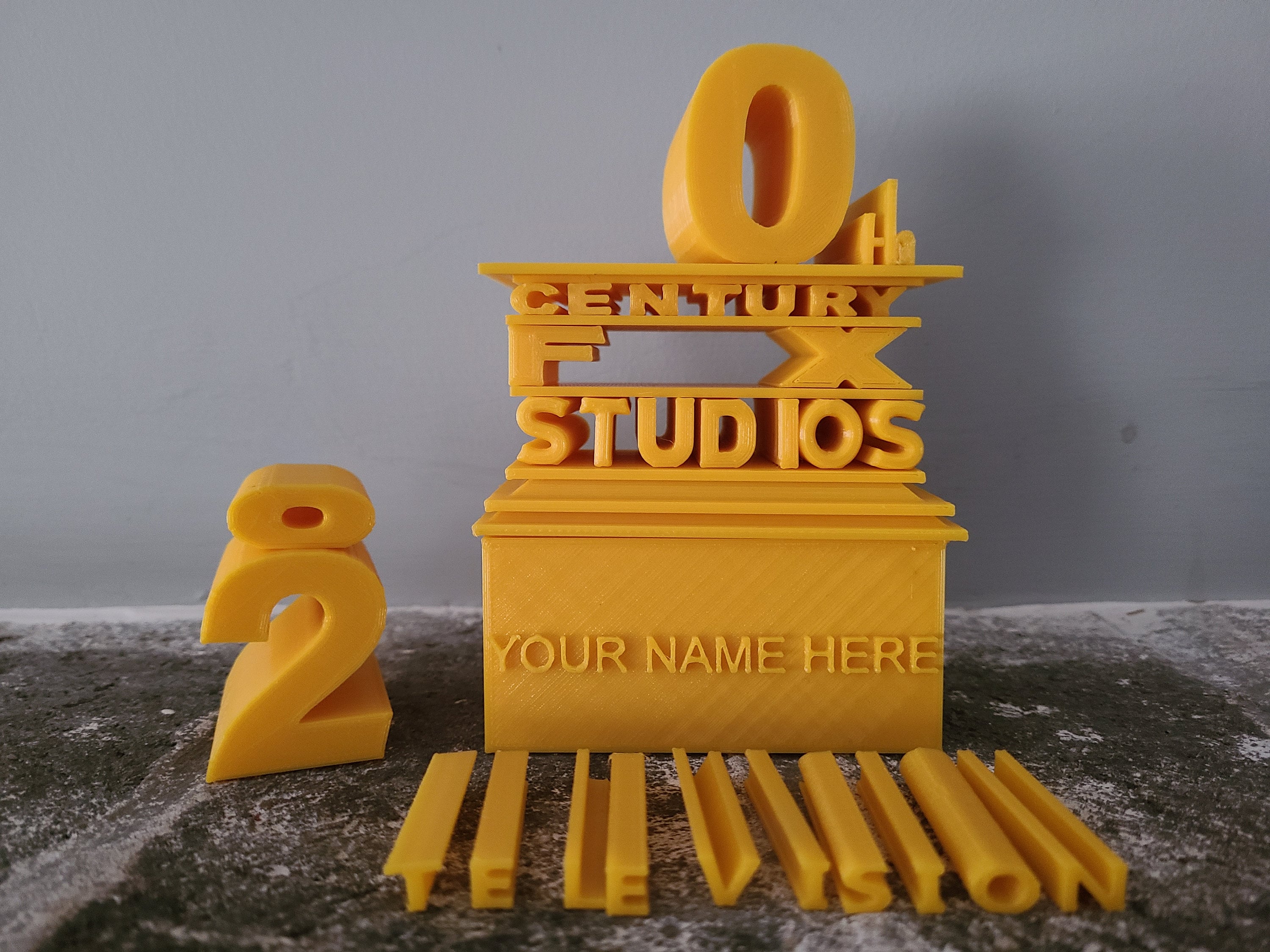 3D printing 3D printable 20th Century Fox logo • made with 20th・Cults