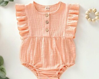 peaches baby outfit
