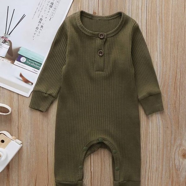 Olive Green Baby Clothes Etsy