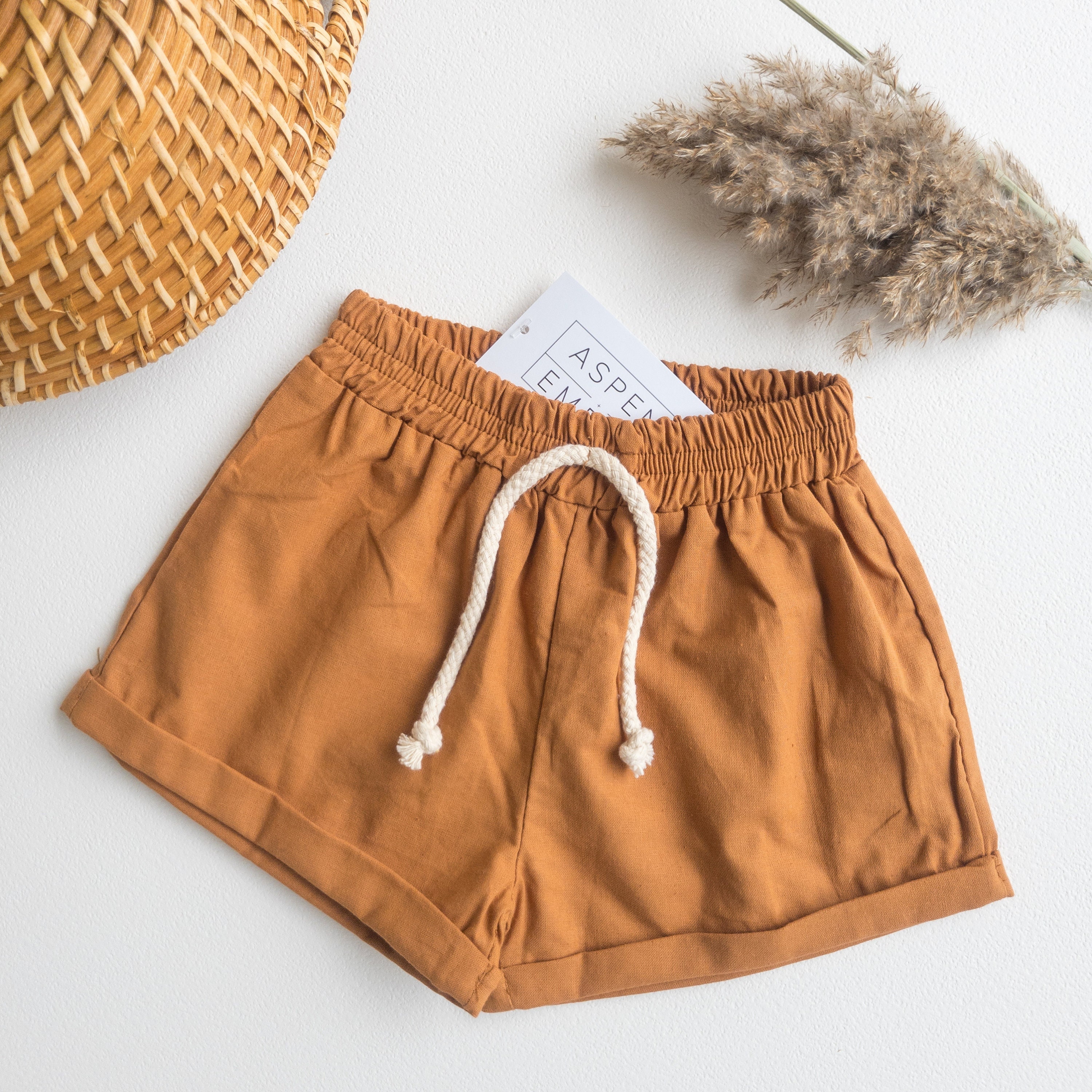 Brown Baby Shorts - Etsy