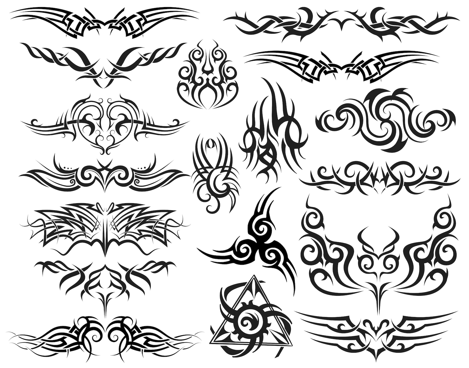 Procreate Tribal Tattoo Stamp Pack Tattoo Brushes for iPad - Etsy