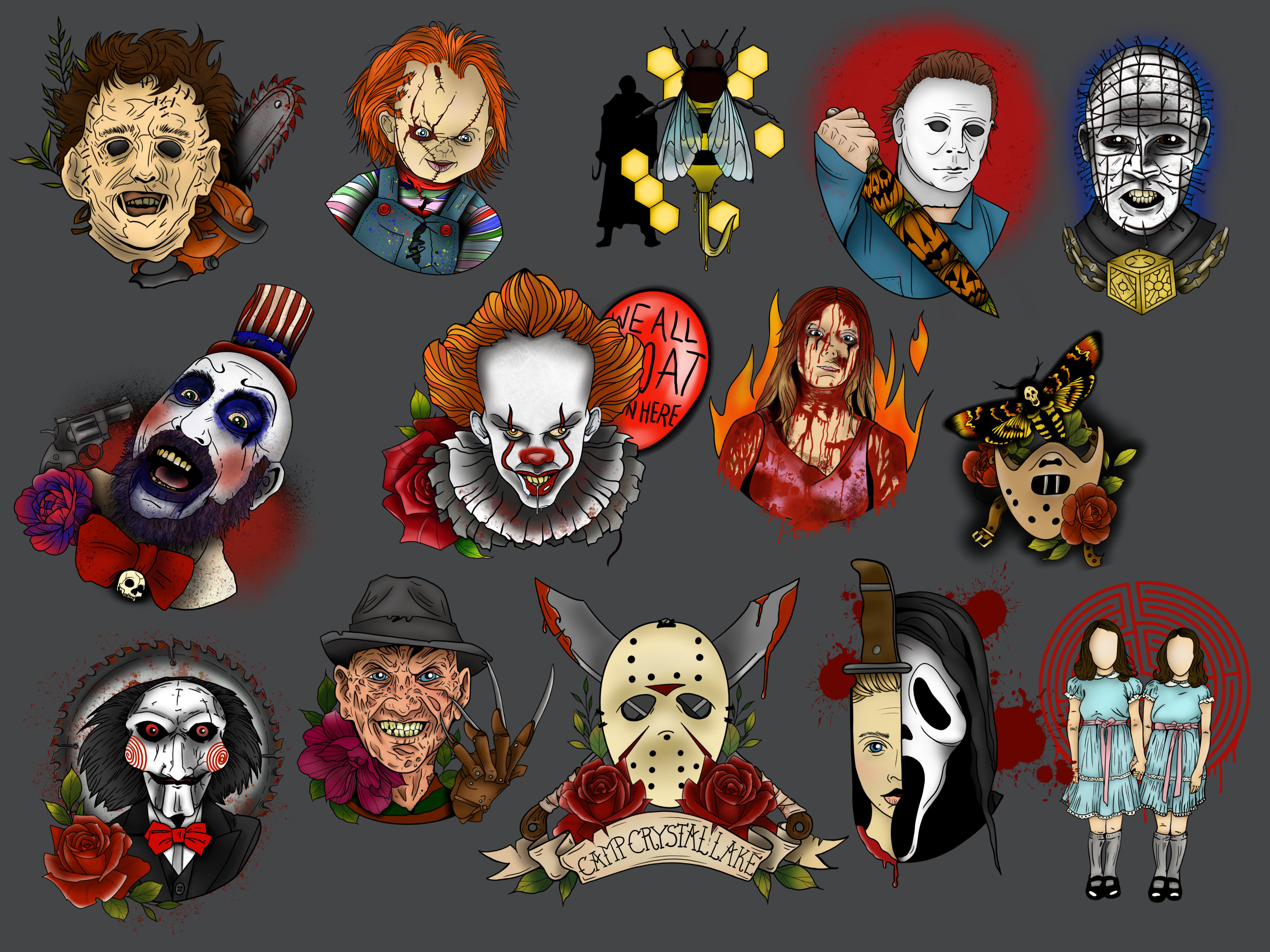 Tattoos of Horror Movie Characters: Fear Ink Explained