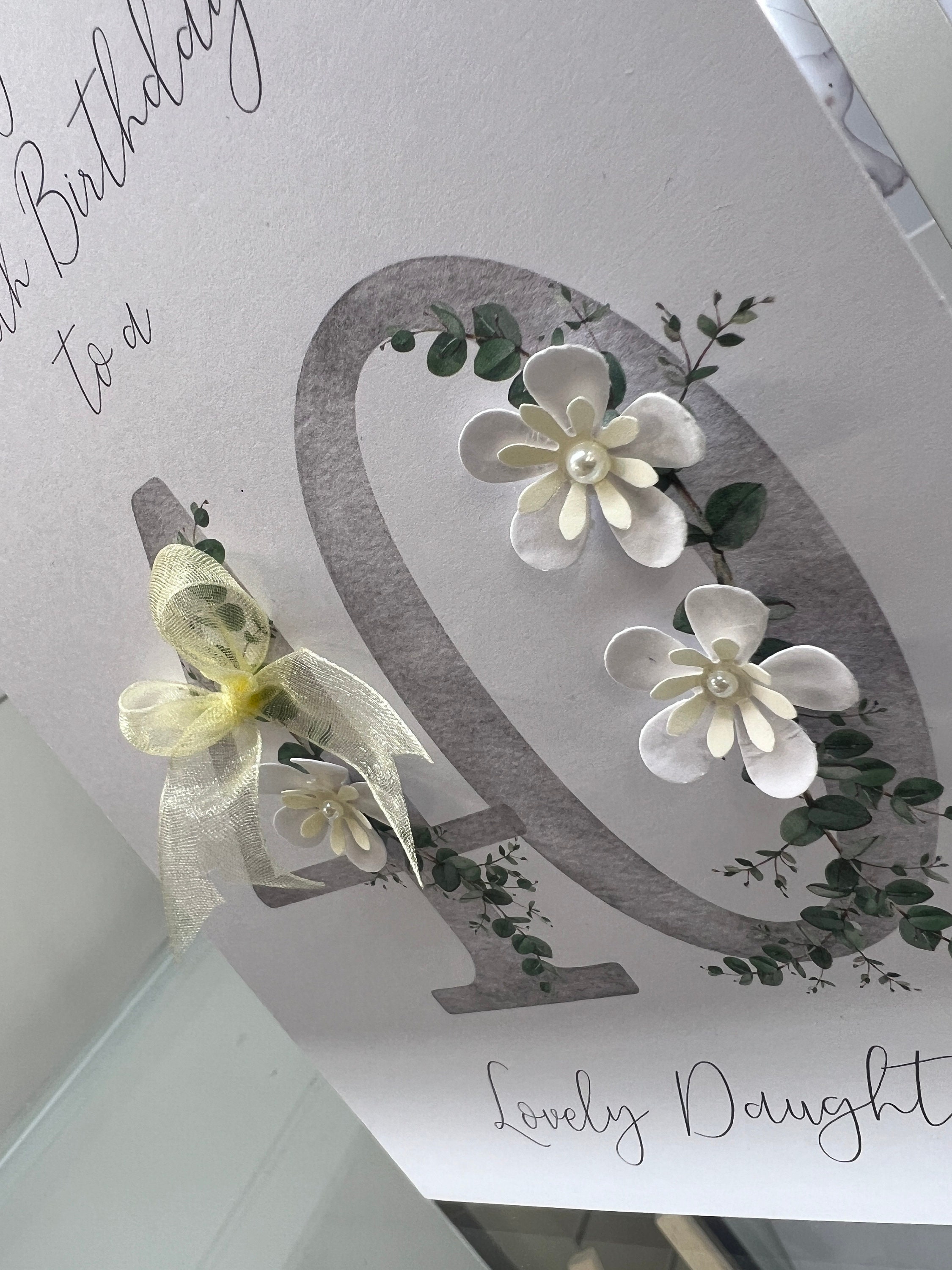 Biglietto di auguri per il 40° compleanno per donna lei – 40 anni - quarantesimo compleanno per amici, moglie, zia sorella, quarant'anni - fornito con divertenti adesivi - da Central 23