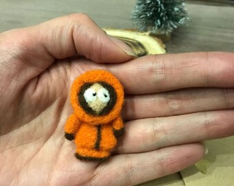Kenny McCormick South Park Stuffed AnimalComedy Central Heroes Plush Toys Gift For Geeks South Park Doll South Park Badge Wool Kenny
