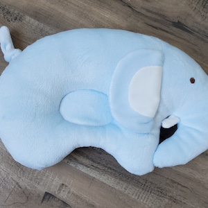Cute Flat Baby Elephant Pillow in 2 Colors